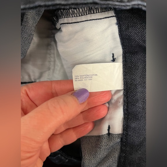 Gap Womens Size 10/ 30L Premium Dark Blue Denim Jeans - Picture 8 of 9